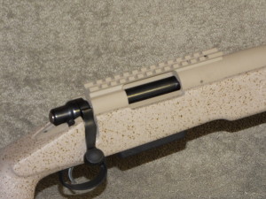 Great Guns LLC custom Rifle. Remington 700 action with Tan Cerikote finish